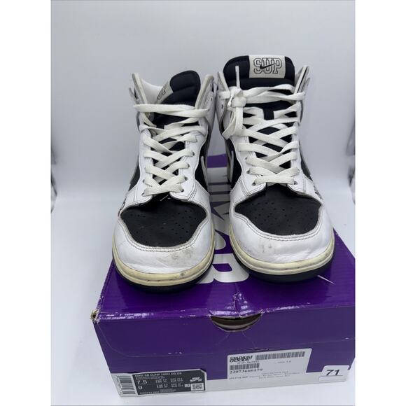 Size 7.5 - Nike Supreme x Dunk SB High By Any Means - Stormtrooper BS823 main image 6